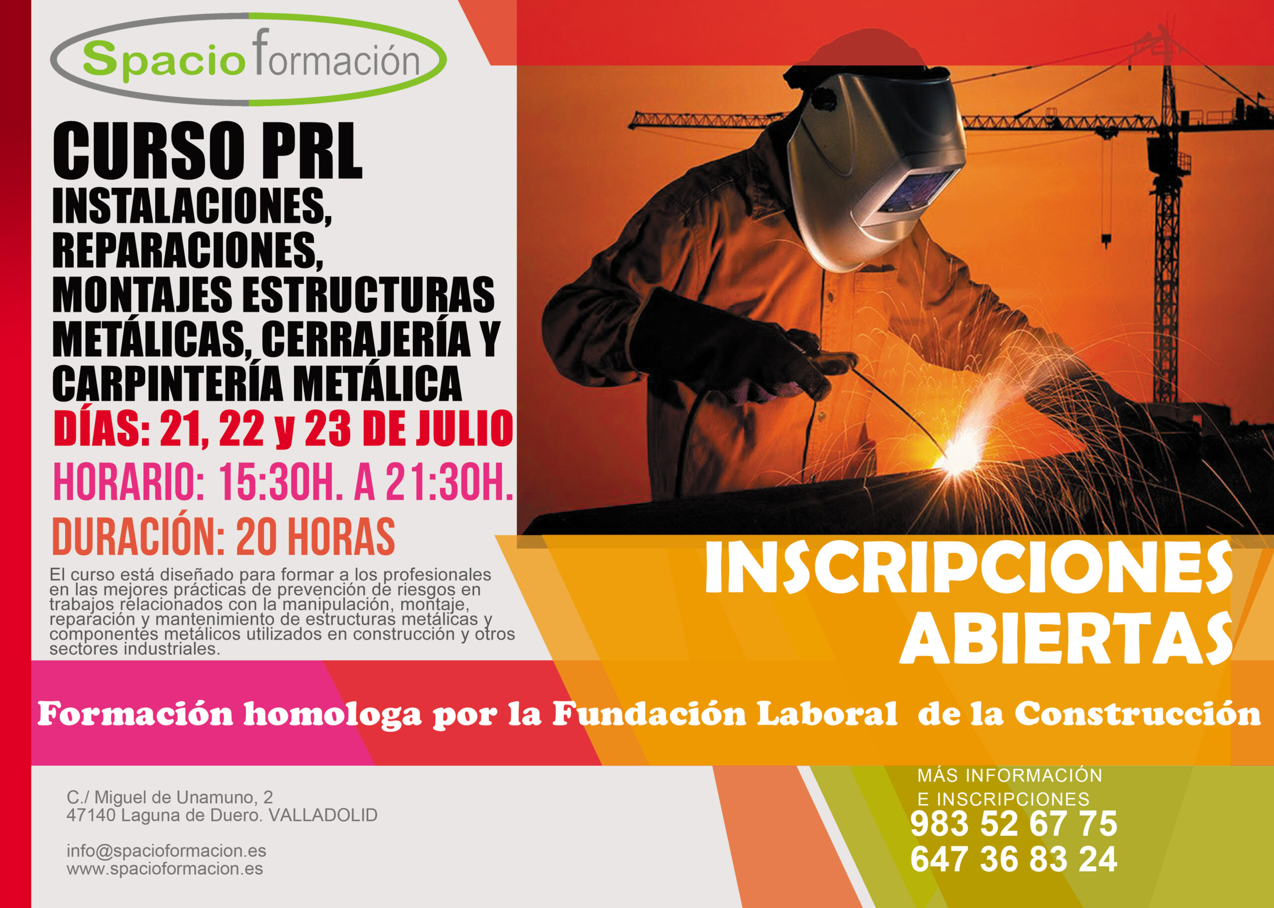 PRL en Instalaciones, Reparaciones, Montajes y Carpintería Metálica